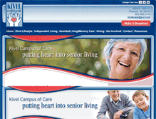 Tablet Screenshot of kivelcare.org